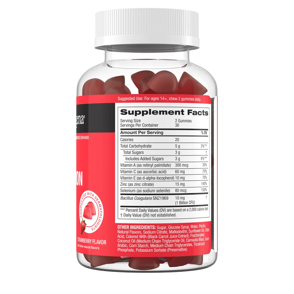 Neutrogena® Clear Complexion Antioxidant Gummies with Zinc, 60 Gummies