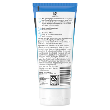 Hydro Boost Daily Gel Cream Exfoliating Cleanser With Hyaluronic Acid