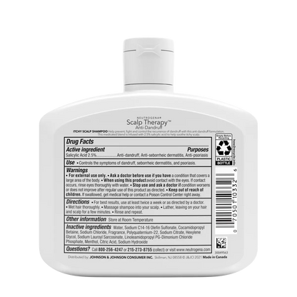 Neutrogena® Scalp Therapy Anti-Dandruff Medicated Itchy Scalp Shampoo 12 Fl Oz