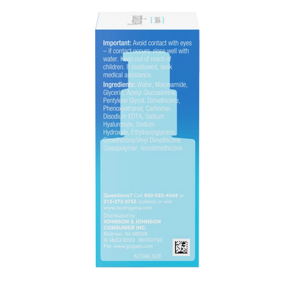Neutrogena® Hydro Boost+ Niacinamide Serum, Fragrance Free, 1 Fl. Oz