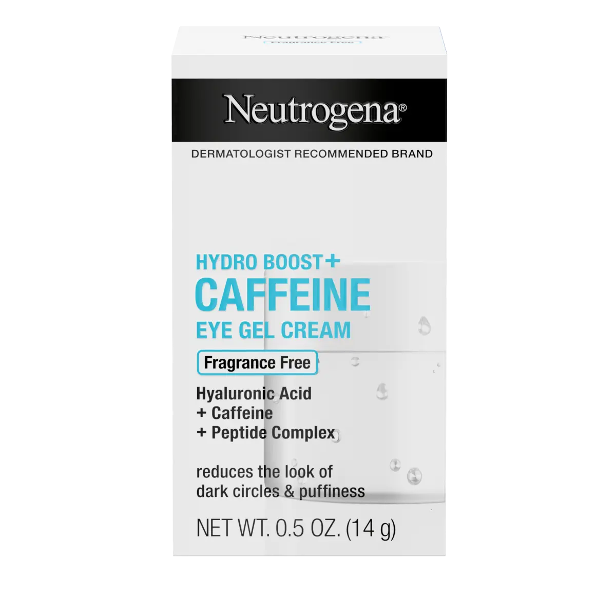 Neutrogena® Hydro Boost+ Caffeine Eye Gel Cream, Fragrance Free, 0.5 Oz
