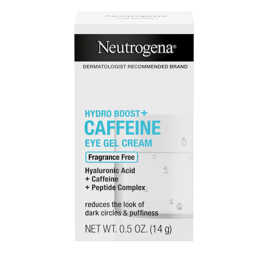 Neutrogena® Hydro Boost+ Caffeine Eye Gel Cream, Fragrance Free, 0.5 Oz