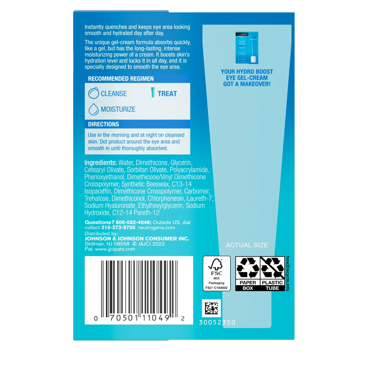 Neutrogena® Hydro Boost Eye Gel-Cream, 0.5 Fl. Oz