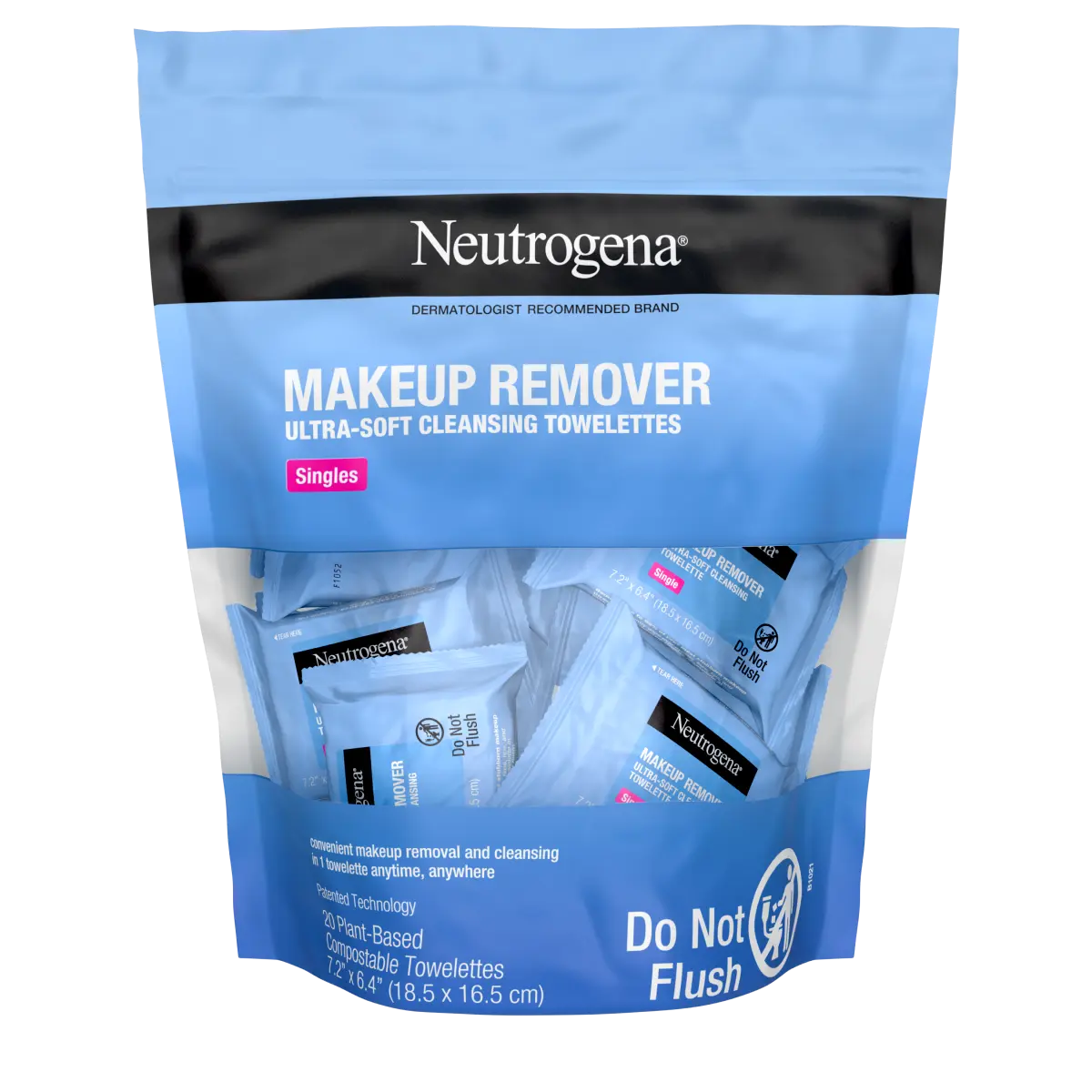 Neutrogena® Makeup Remover Cleansing Towelette Singles, 20 Count
