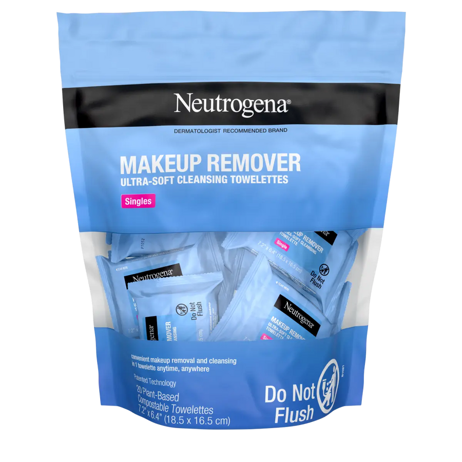 Neutrogena® Makeup Remover Cleansing Towelette Singles, 20 Count