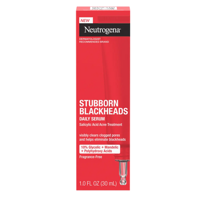 Neutrogena® Stubborn Blackheads Daily Acne Facial Serum, 1 Fl. Oz