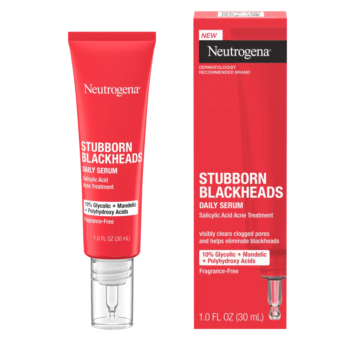 Neutrogena® Stubborn Blackheads Daily Acne Facial Serum, 1 Fl. Oz