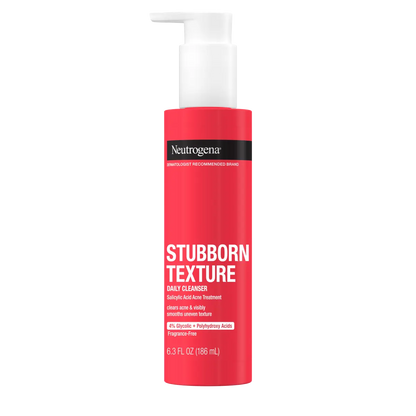 Neutrogena® Stubborn Texture Acne Cleanser, Salicylic Acid, 6.3 Fl. Oz