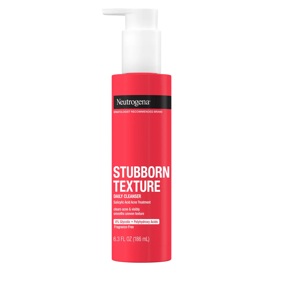 Neutrogena® Stubborn Texture Acne Cleanser, Salicylic Acid, 6.3 Fl. Oz