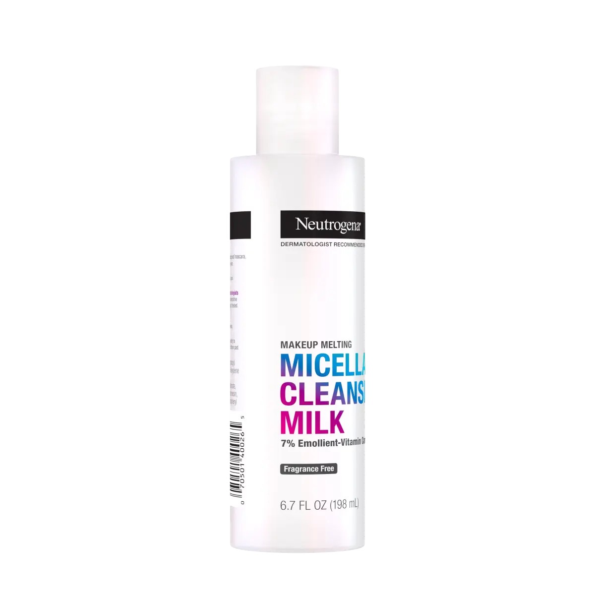 Neutrogena® Makeup Melting Micellar Milk, Makeup Remover, 6.7 Fl. Oz