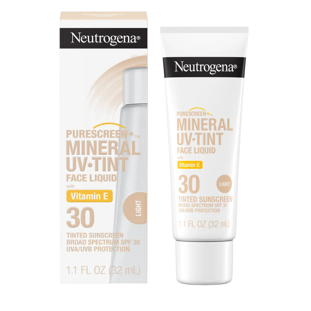 Neutrogena® Purescreen+™ Mineral UV Tint Face Liquid Sunscreen - Light