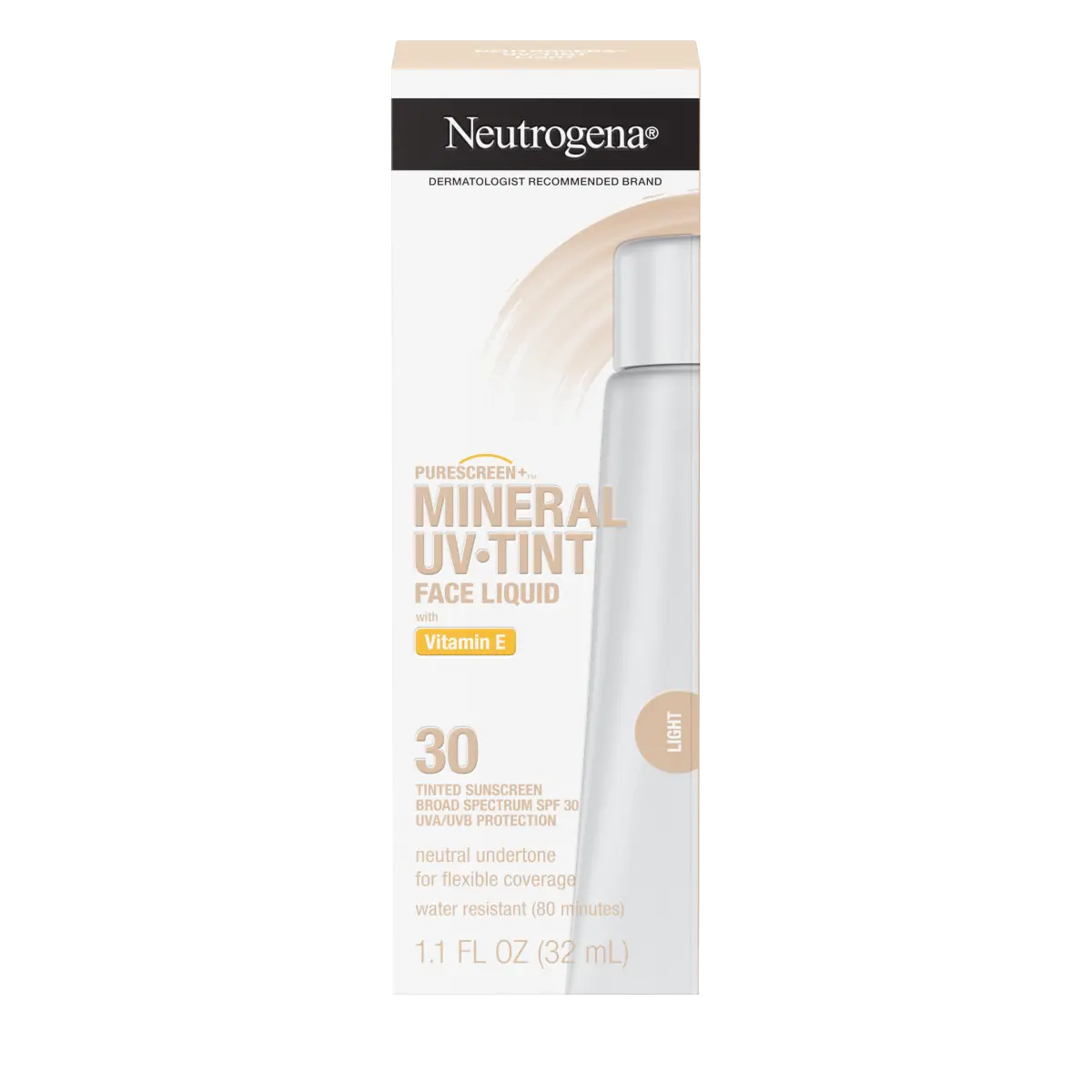 Neutrogena® Purescreen+™ Mineral UV Tint Face Liquid Sunscreen - Light