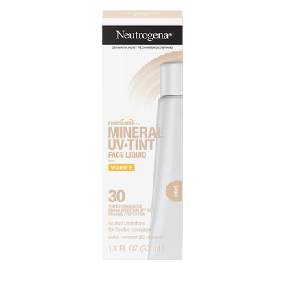 Neutrogena® Purescreen+™ Mineral UV Tint Face Liquid Sunscreen - Light