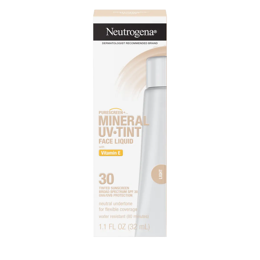 Neutrogena® Purescreen+™ Mineral UV Tint Face Liquid Sunscreen - Light