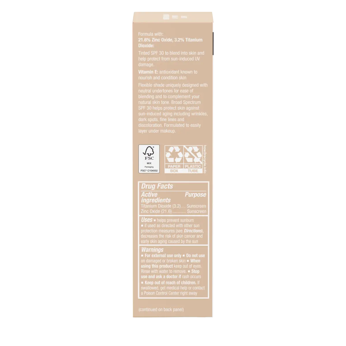 Neutrogena® Purescreen+™ Mineral UV Tint Face Liquid Sunscreen - Light