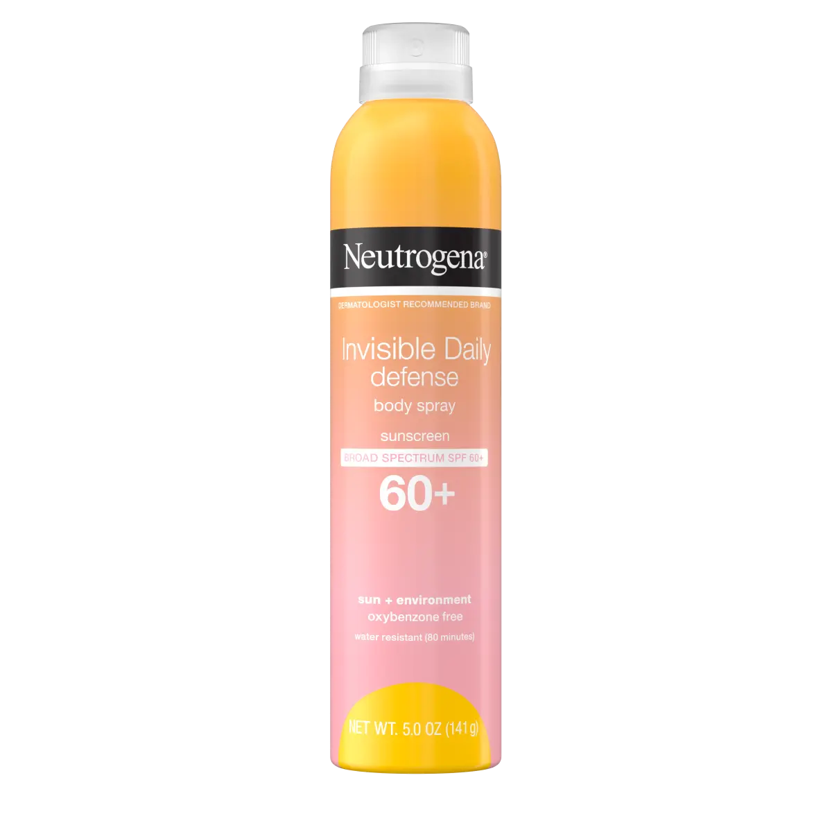 Neutrogena® Invisible Daily Defense Body Spray Sunscreen Broad Spectrum SPF 60+, 5.0 Oz