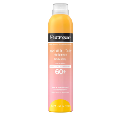 Neutrogena® Invisible Daily Defense Body Spray Sunscreen Broad Spectrum SPF 60+, 5.0 Oz