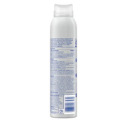 Neutrogena® Sport Active Defense with Broad Spectrum SPF 70 Sunscreen Spray, 5.0 Oz