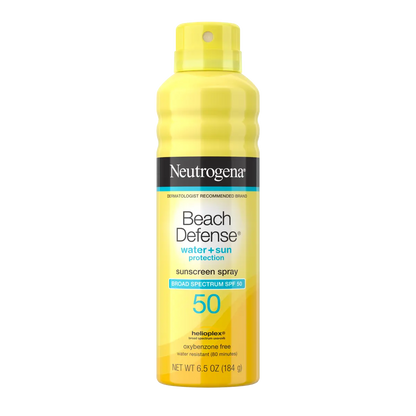 Neutrogena® Beach Defense Spray Sunscreen Broad Spectrum SPF 50, 6.5 Oz
