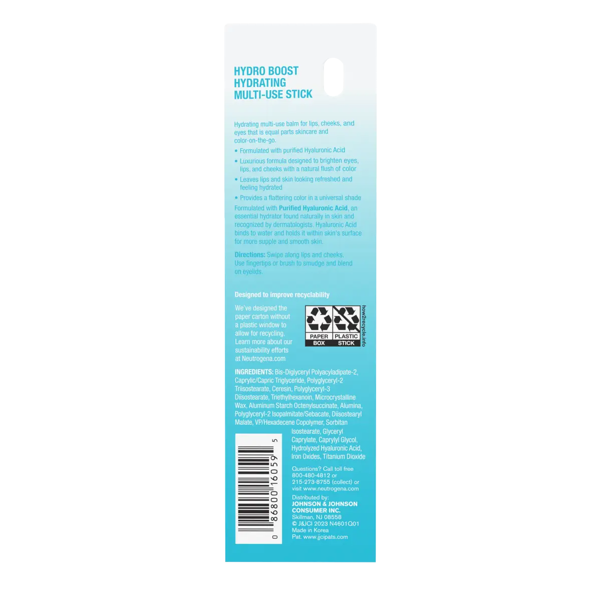 Neutrogena Hydro Boost Hydrating Multi-Use Stick, Temptation