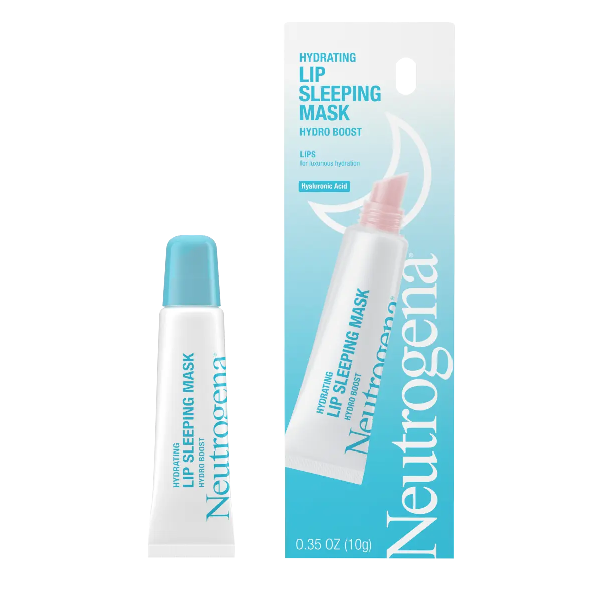 Neutrogena® Hydro Boost Hydrating Clear Lip Sleeping Mask with Hyaluronic Acid, 0.35 Oz