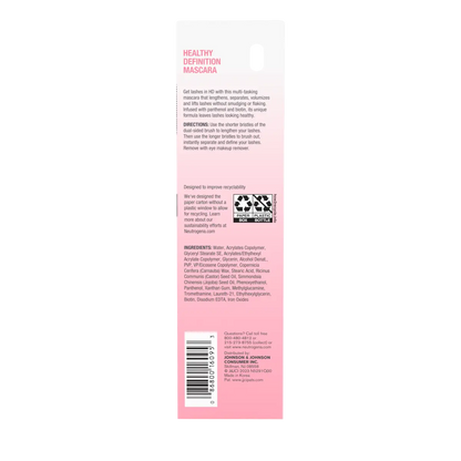 Neutrogena® Healthy Definition Mascara Carbon Black, .27 Oz