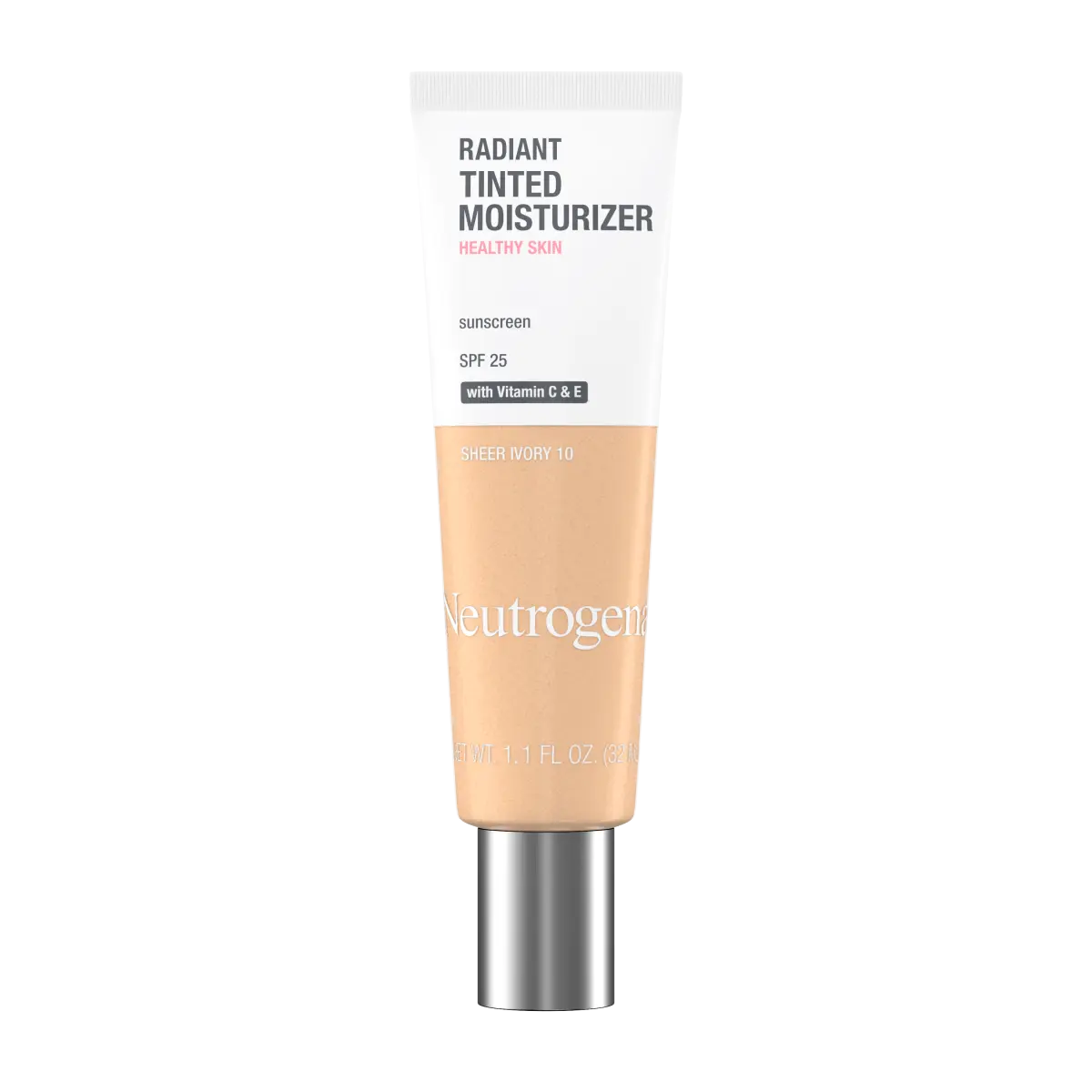 Neutrogena Healthy Skin Radiant Tinted Moisturizer Broad Spectrum SPF 25 - Sheer Ivory (10)