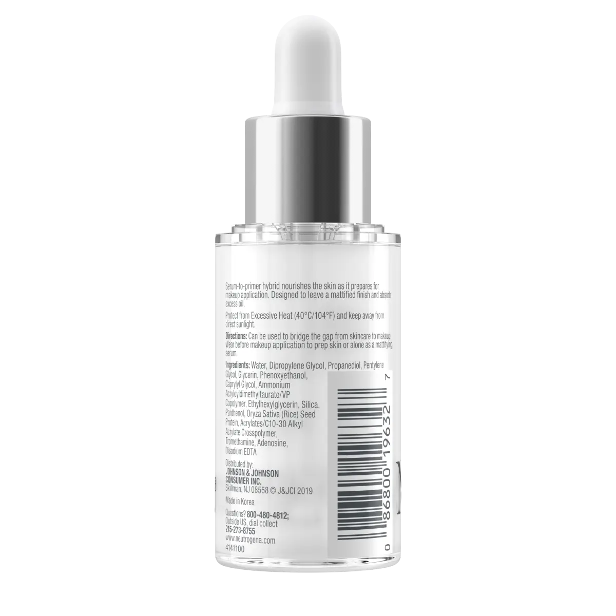 Neutrogena® Shine Control Matte Booster Face Primer + Serum, 1.0 Fl. Oz