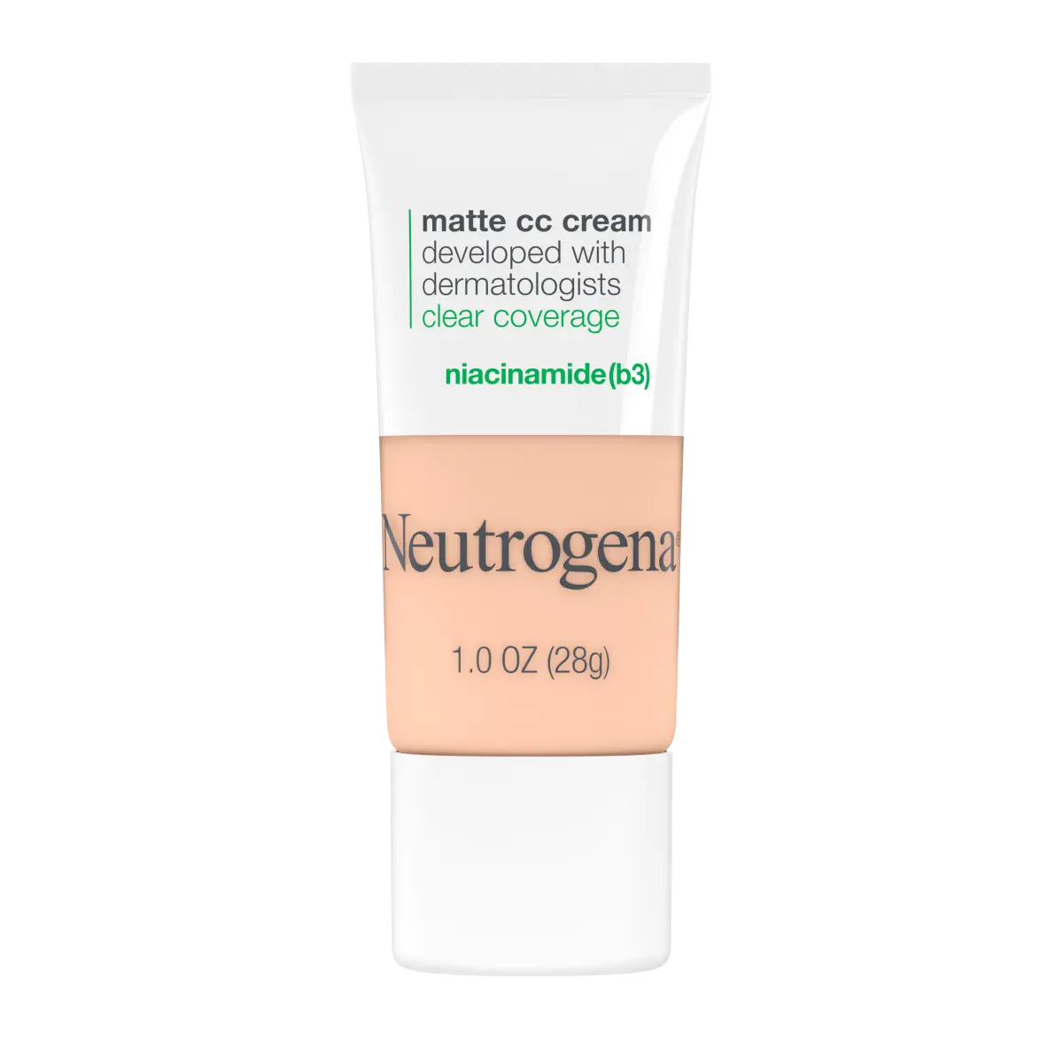 Neutrogena® Clear Coverage Flawless Matte CC Cream, Shell 1.0, 1 Oz