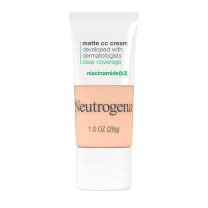 Neutrogena® Clear Coverage Flawless Matte CC Cream, Shell 1.0, 1 Oz