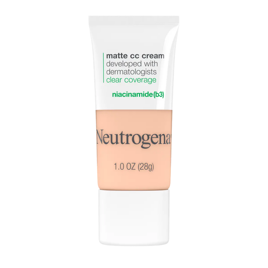 Neutrogena® Clear Coverage Flawless Matte CC Cream, Shell 1.0, 1 Oz