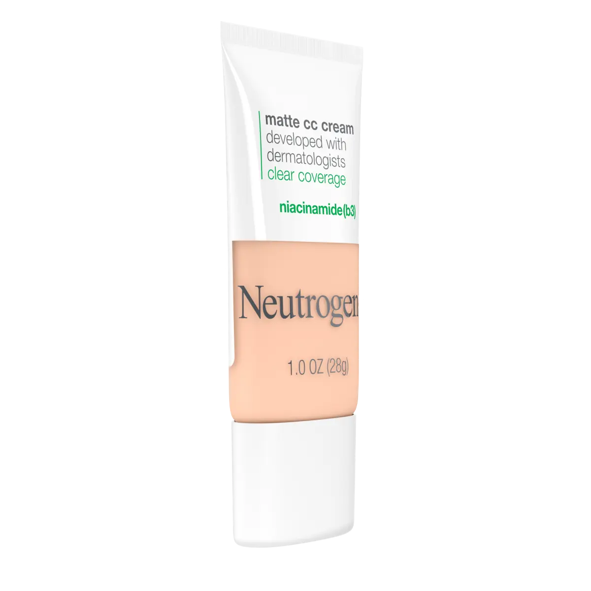 Neutrogena® Clear Coverage Flawless Matte CC Cream, Shell 1.0, 1 Oz
