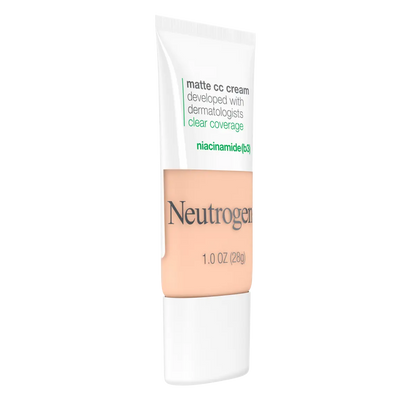 Neutrogena® Clear Coverage Flawless Matte CC Cream, Shell 1.0, 1 Oz