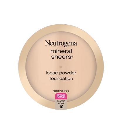 Neutrogena Mineral Sheers Loose Powder Foundation, Classical Ivory 10, 0.19 Oz