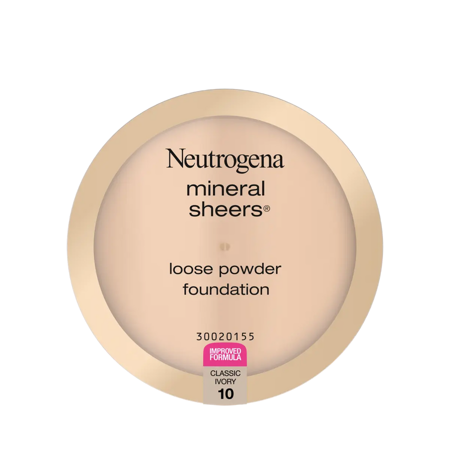 Neutrogena Mineral Sheers Loose Powder Foundation, Classical Ivory 10, 0.19 Oz
