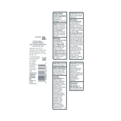 Neutrogena® Healthy Skin Anti-Aging Perfector SPF 20, 10 Ivory Fair, 1 Fl. Oz