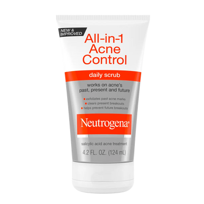 Neutrogena® All-in-1 Acne Control Daily Scrub, 4.2 Fl. Oz