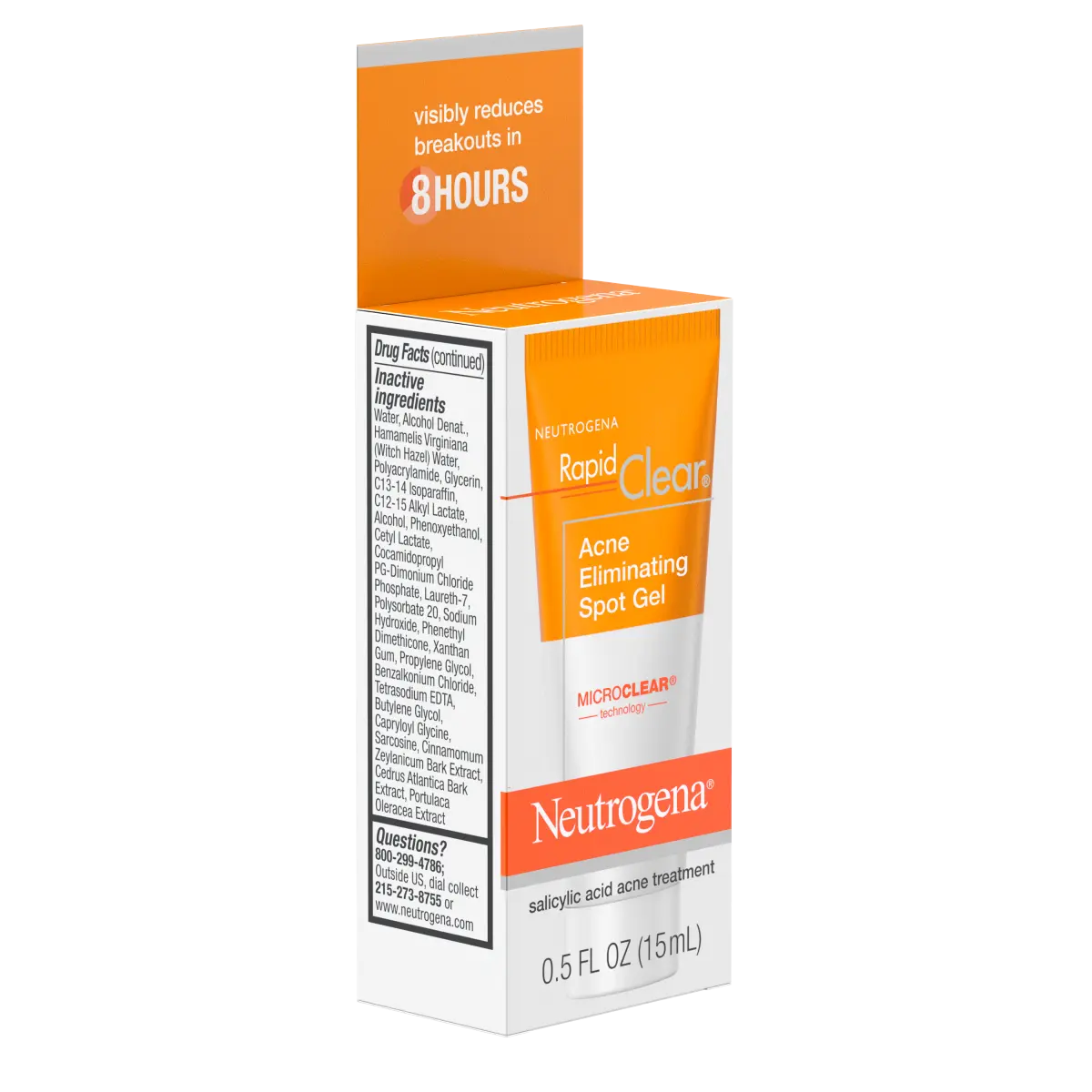 Neutrogena® Rapid Clear Acne Eliminating Spot Gel with Witch Hazel, 0.5 Fl. Oz