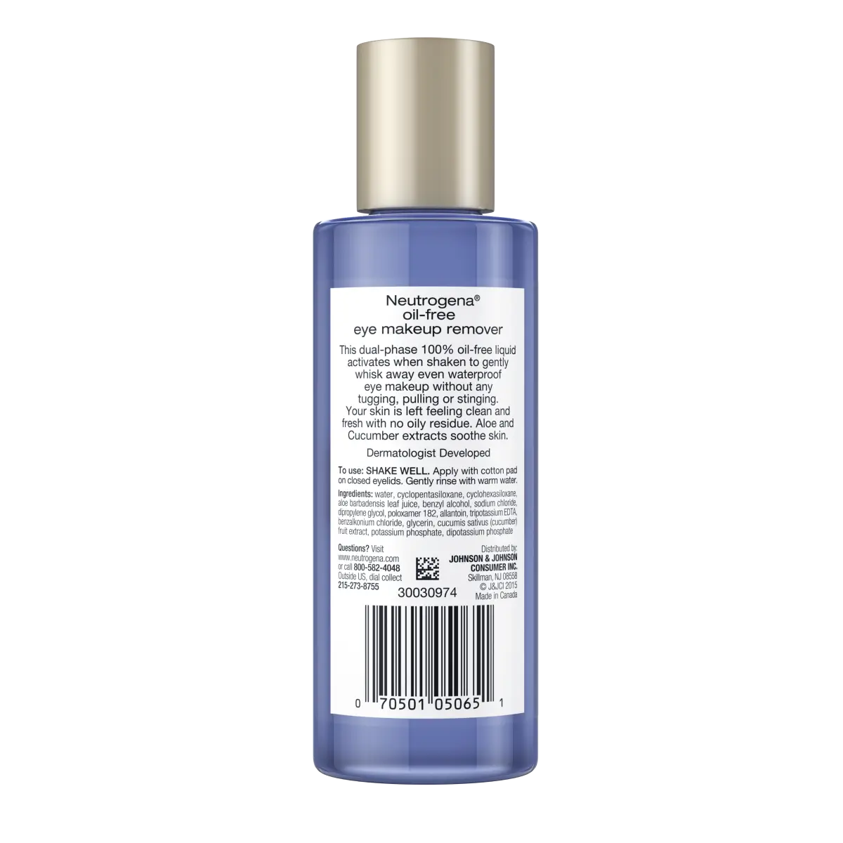 Neutrogena® Oil-Free Eye Makeup Remover, 5.5 Fl. Oz