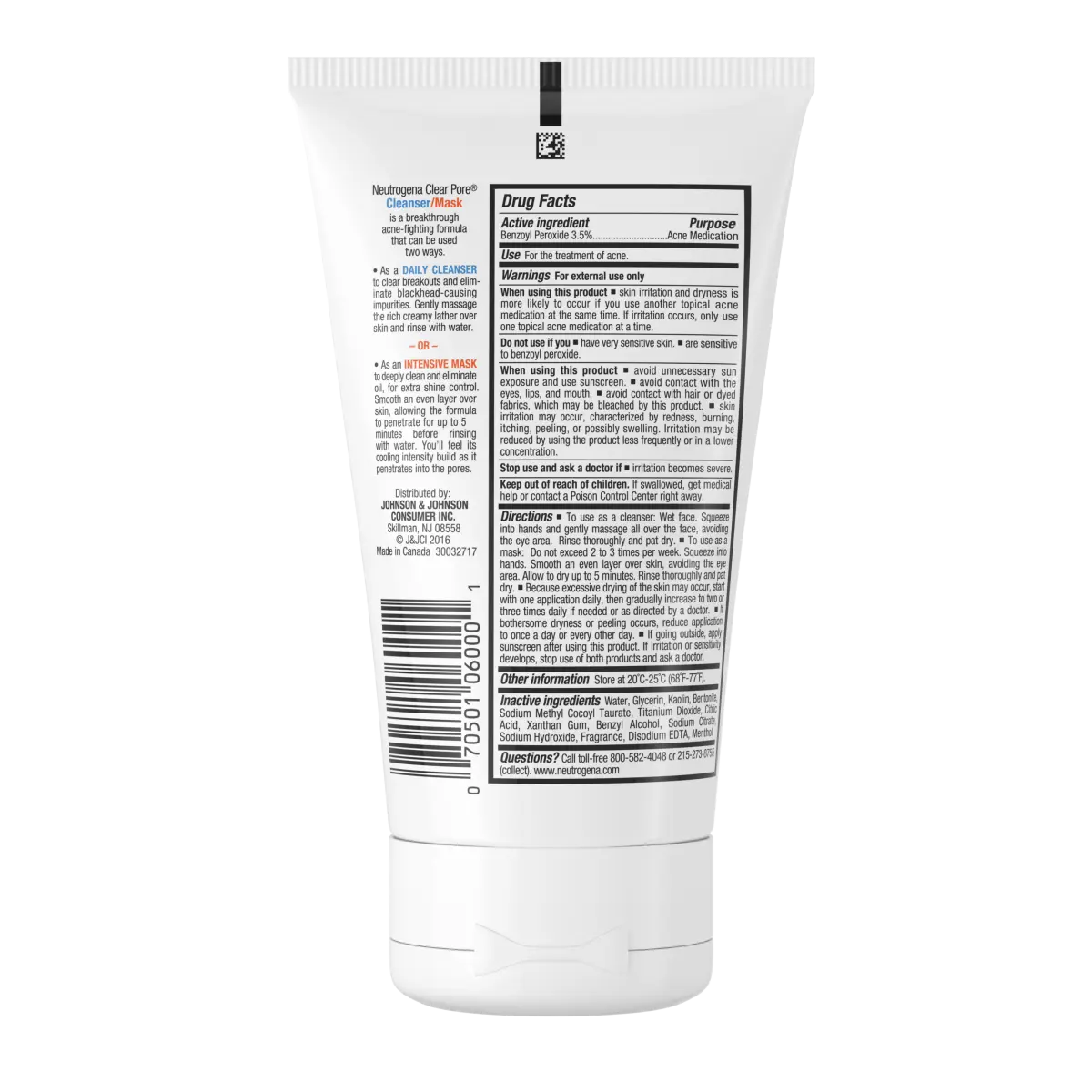 Neutrogena® Clear Pore Cleanser Mask, 4.2 Fl. Oz