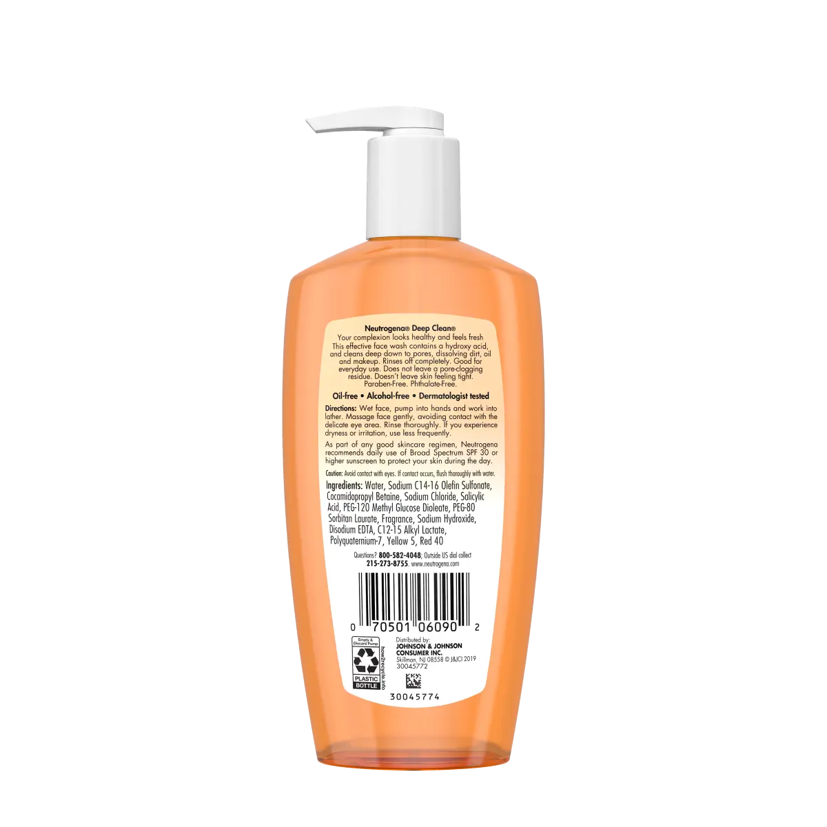 Neutrogena®Deep CleanFacial Cleanser, 6.7 Fl. Oz