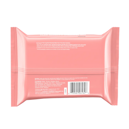 Neutrogena® Oil-Free Cleansing Wipes Pink Grapefruit, 25 Count