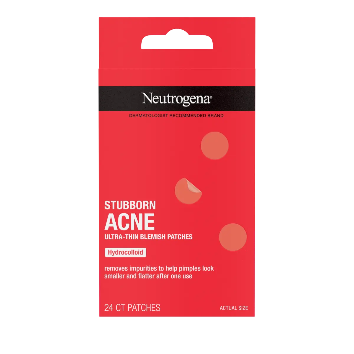 Neutrogena® Stubborn Acne Ultra-Thin Blemish Patches, Combination Pack, 24 Patches