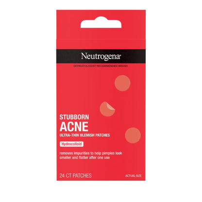 Neutrogena® Stubborn Acne Ultra-Thin Blemish Patches, Combination Pack, 24 Patches