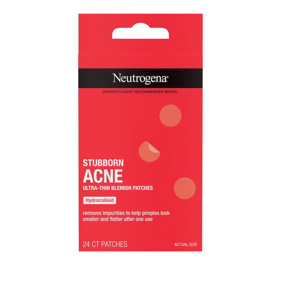 Neutrogena® Stubborn Acne Ultra-Thin Blemish Patches, Combination Pack, 24 Patches