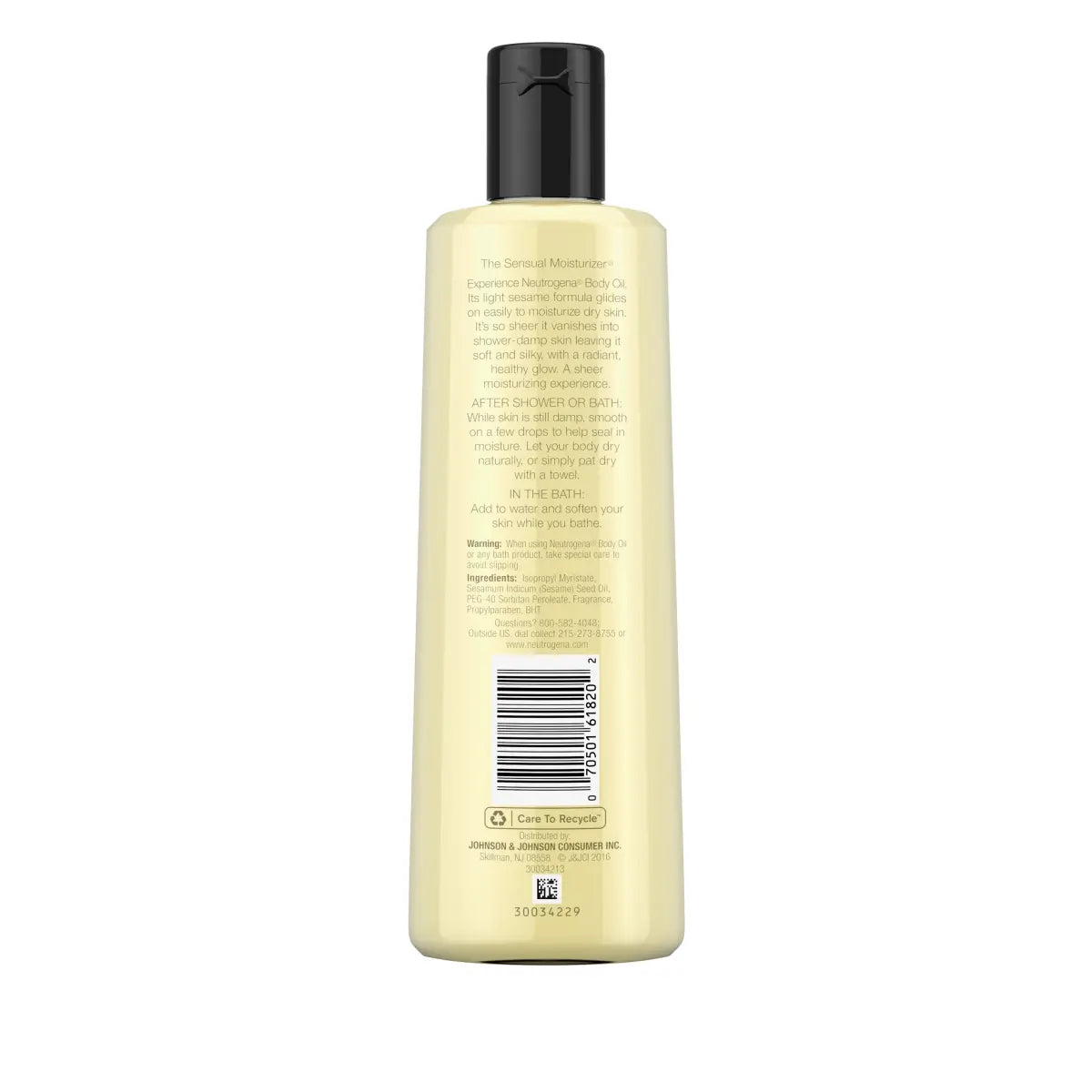 Neutrogena® Body Oil, Light Sesame Formula, 8.5 Fl. Oz
