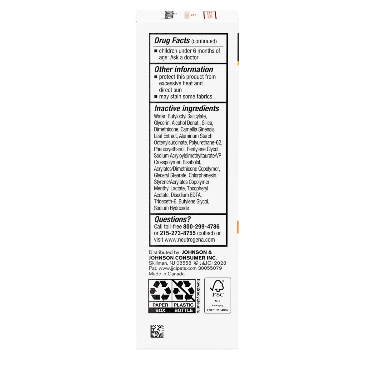 Neutrogena® Clear Face Serum Sunscreen with Green Tea Broad Spectrum SPF 60 Fragrance Free, 1.7 Fl. Oz