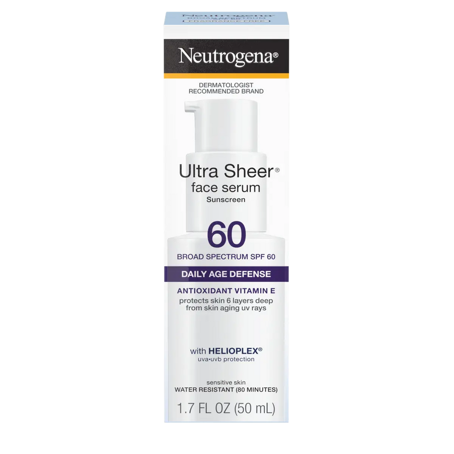 Neutrogena® Ultra Sheer Face Serum SPF 60, 1.7 Oz