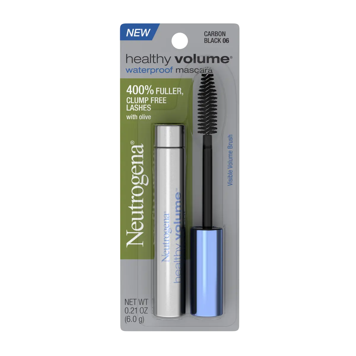 Neutrogena® Healthy Volume Waterproof Mascara, Carbon Black 06, .21 Oz