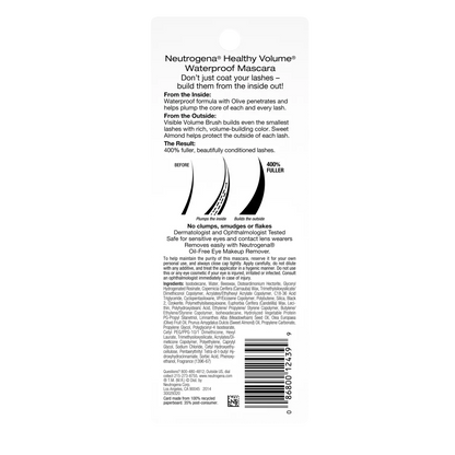 Neutrogena® Healthy Volume Waterproof Mascara, Carbon Black 06, .21 Oz